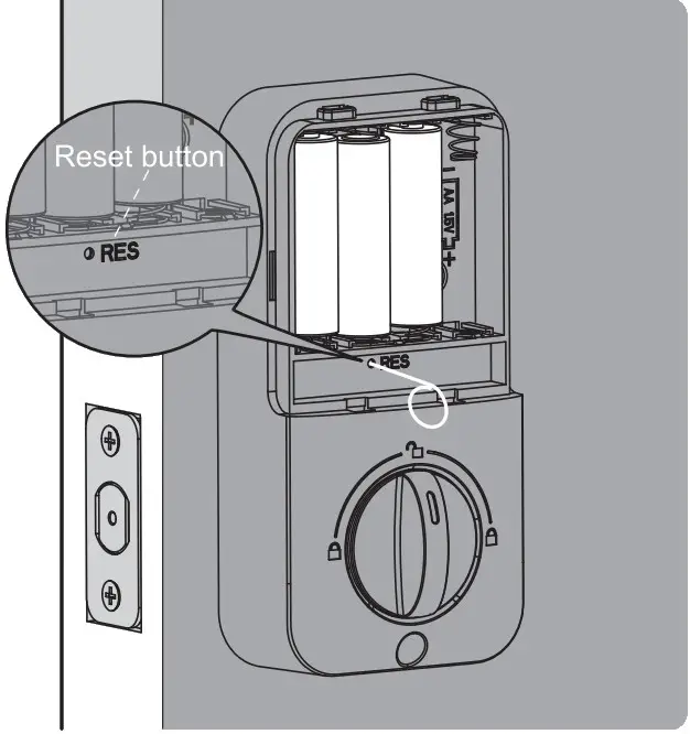 Veise VS01 Keyless Entry Door Lock - Installation 2