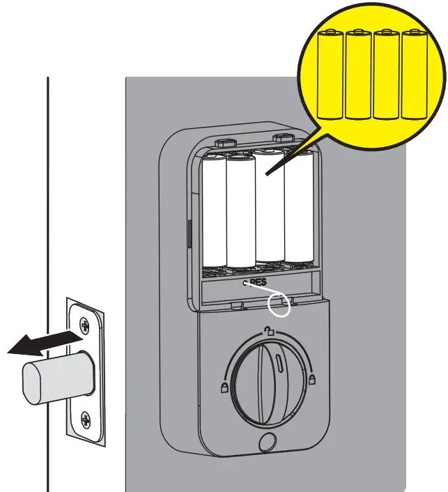 Veise VS01 Keyless Entry Door Lock - Installation 3