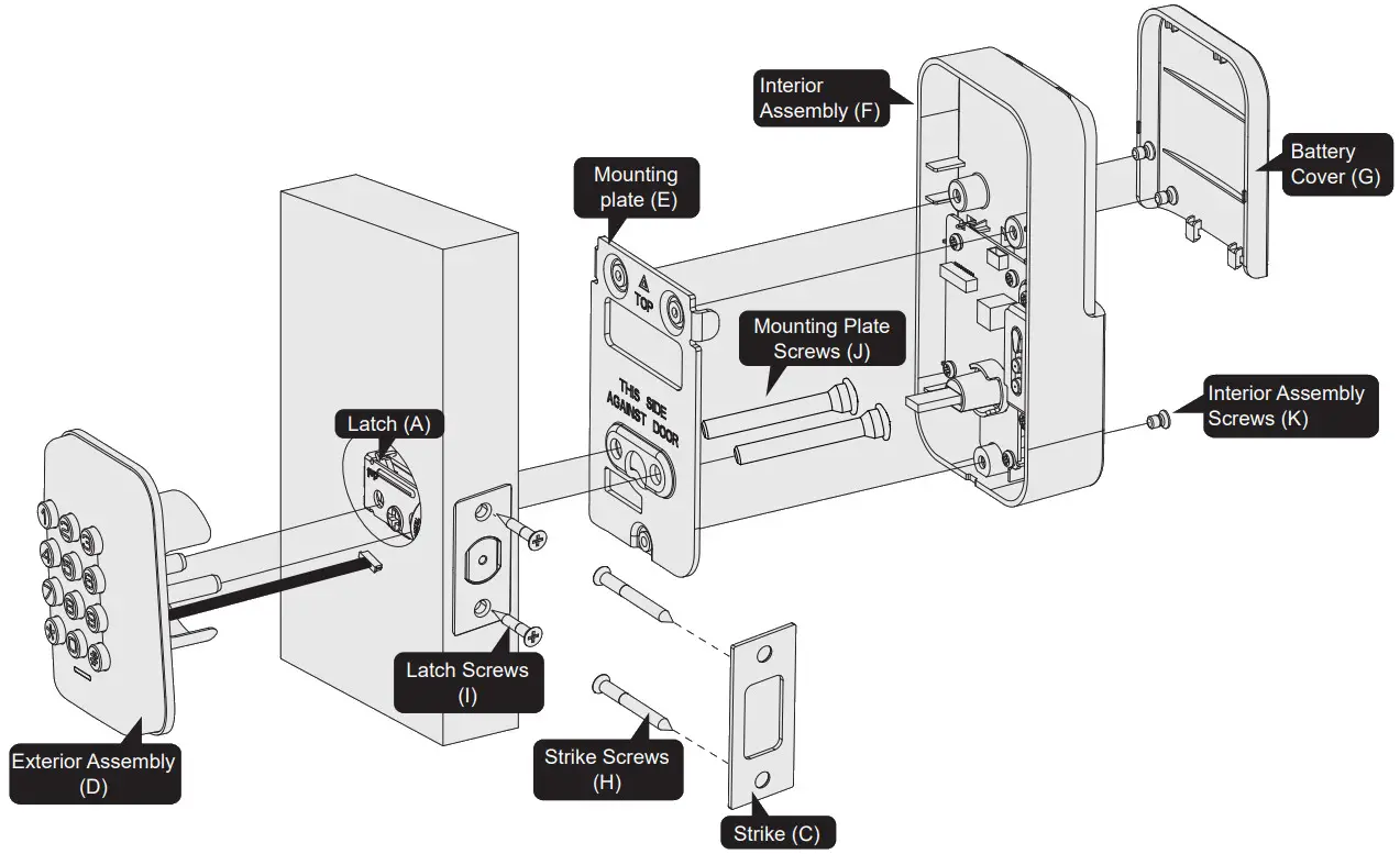 Veise VS01 Keyless Entry Door Lock - Installation Overview