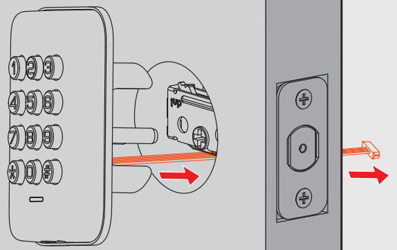 Veise VS01 Keyless Entry Door Lock - assembly 2