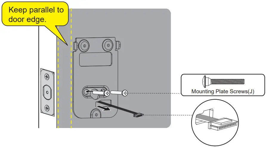 Veise VS01 Keyless Entry Door Lock - assembly 3