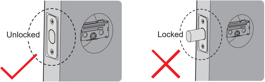 Veise VS01 Keyless Entry Door Lock - assembly