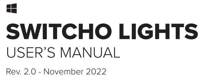 Virtual Fly Rev. 2.0 Switcho Lights User Manual