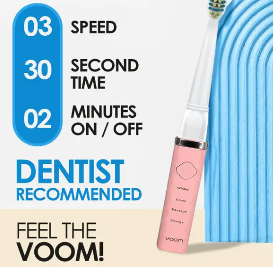 Voom Sonic-VM-22247-Rechargeable-Electric-Battery-Toothbrush-fig-1
