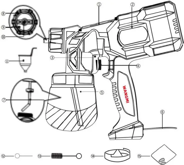 WANGMI-PSBD-CD220RD-Corded-Electric-Paint-Sprayer-FIG-1