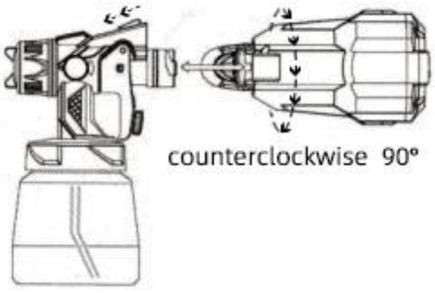 WANGMI PSBD CS021DB Cordless Paint Sprayer - Motor 1