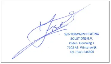 WINTERWARM DX-EH Air Heater - Symbol 4