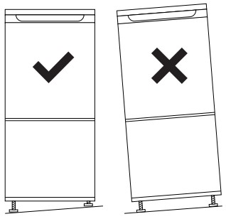 WISBERG WBKVC201AB Fridge Freezer Combination - DIMENSIONS 2