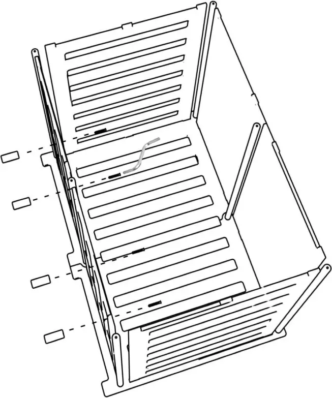 WLO Wood Size 2 Pueblo Crate Series - Installation 9