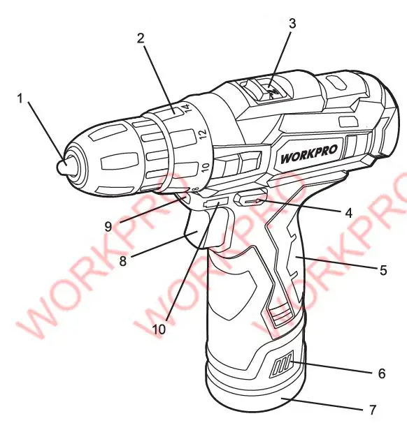 WORKPRO-W122044A-12V-Cordless-Drill-fig-2