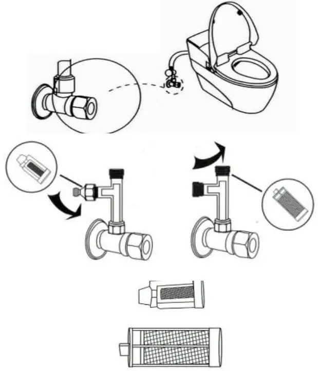 Washloo Ultra DR Bidet Toilet Seat - fig 27