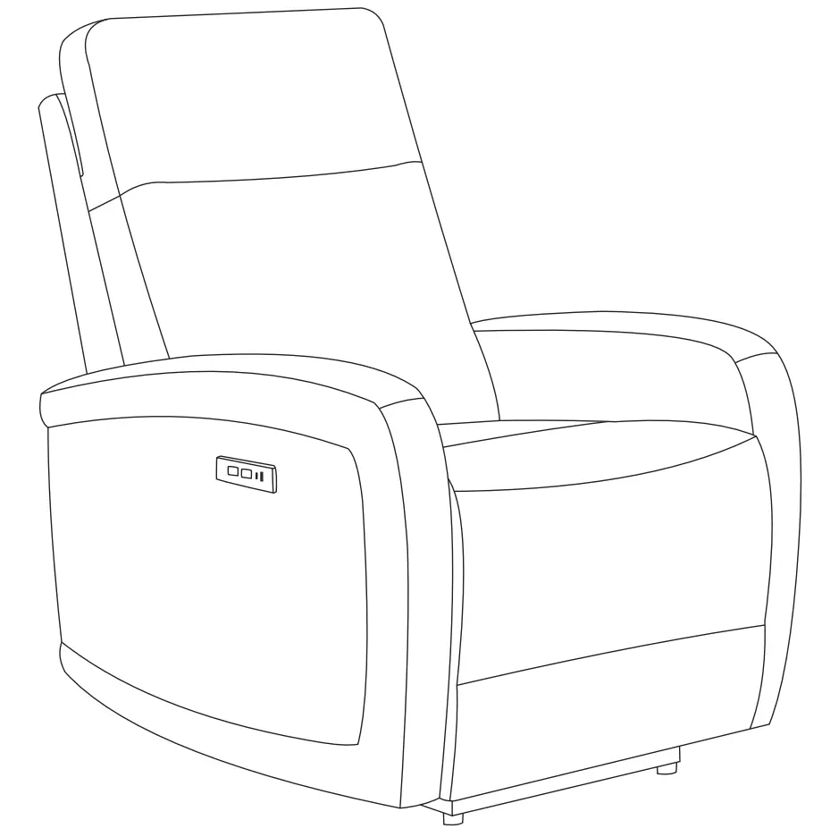 Watson ME7A075B Electric Power Recliner Single Sofa Chair