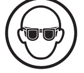 Wear eye protection