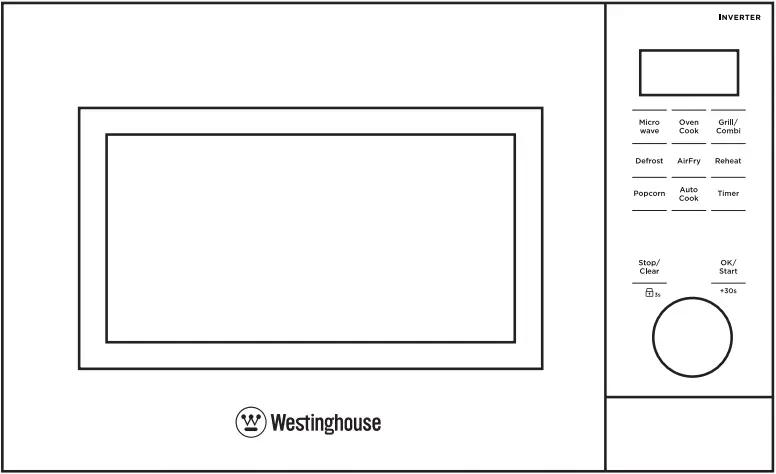 Westinghouse WMC4207GA Freestanding Microwave