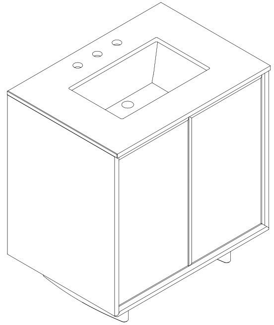 Williams-Sonoma Inc Anton 31 5 Inch Bathroom Vanity - cover