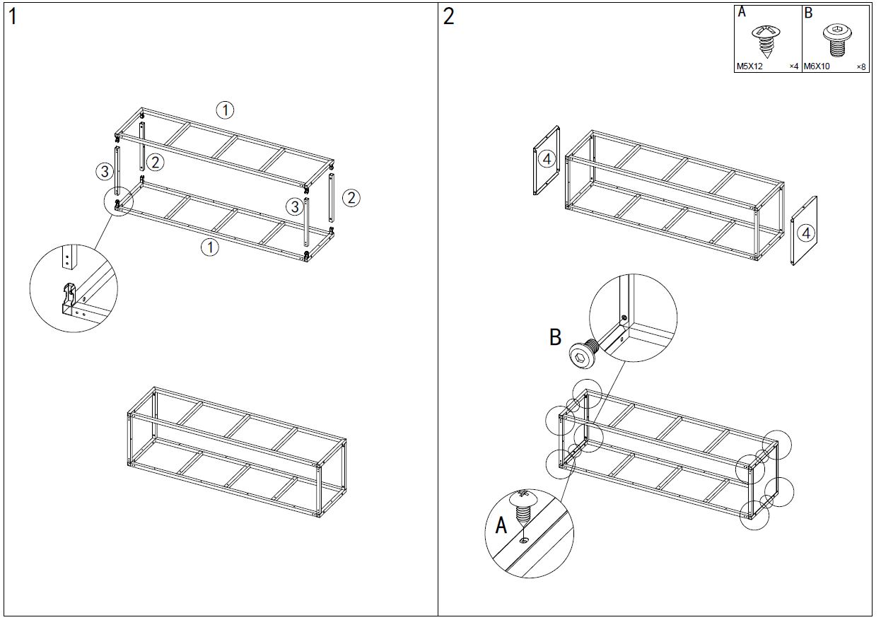 X-Rocker-MESH-TEK-4-Cube-Shelf-FIG-4
