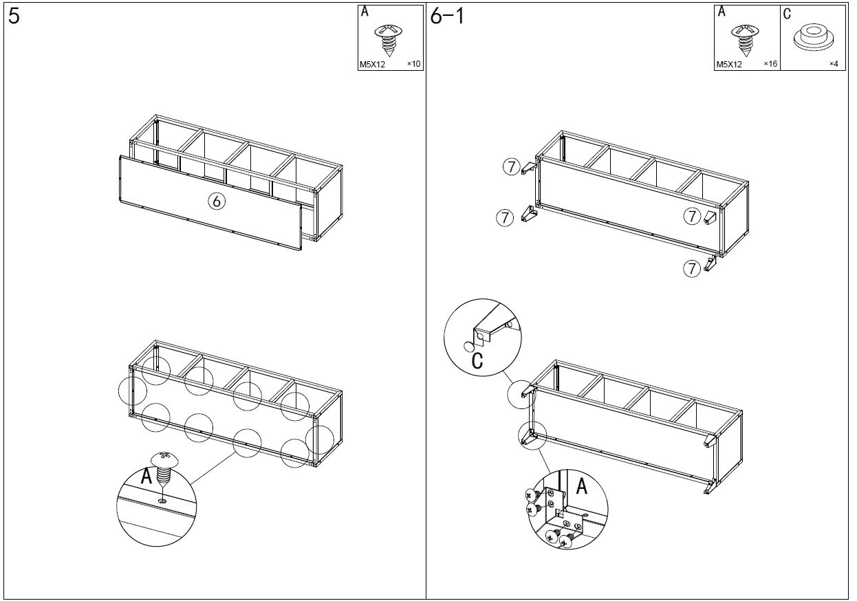 X-Rocker-MESH-TEK-4-Cube-Shelf-FIG-6