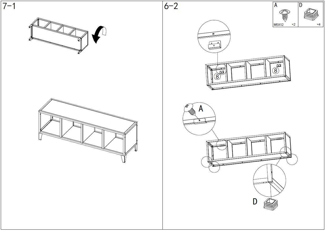 X-Rocker-MESH-TEK-4-Cube-Shelf-FIG-7