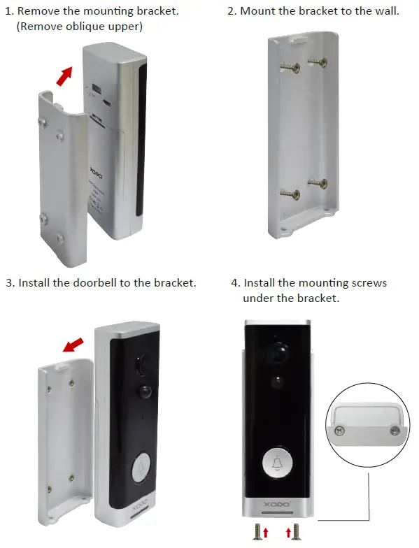 XODO VD1 Smart Doorbell Security Camera 3