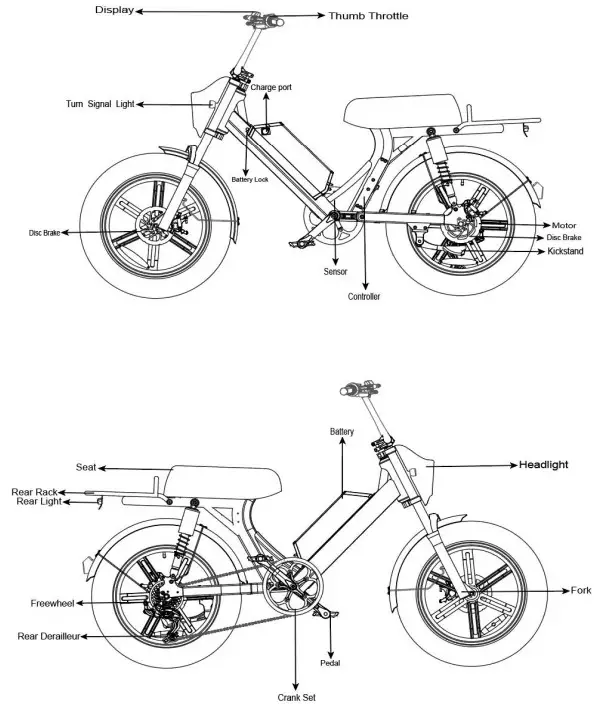XPRIT E-bike Shuttle Electric Bike - fig 1