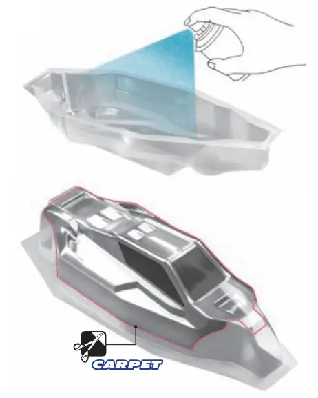 XRAY XB2C 24 RC Car - diff pin52
