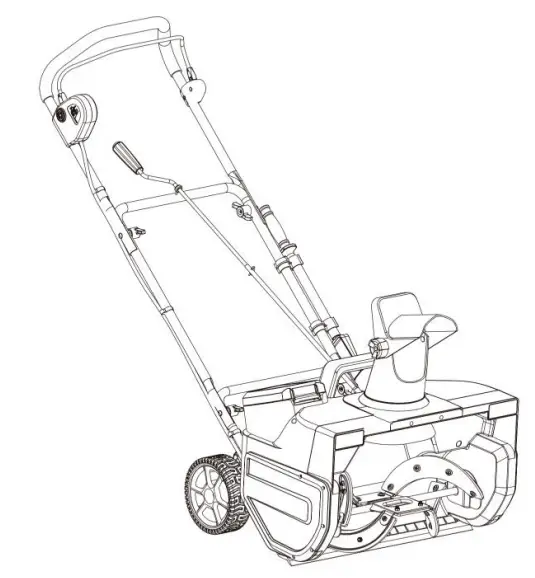 YARD FORCE YF60VRX22-ST 22 Inch Cordless Snow Blower