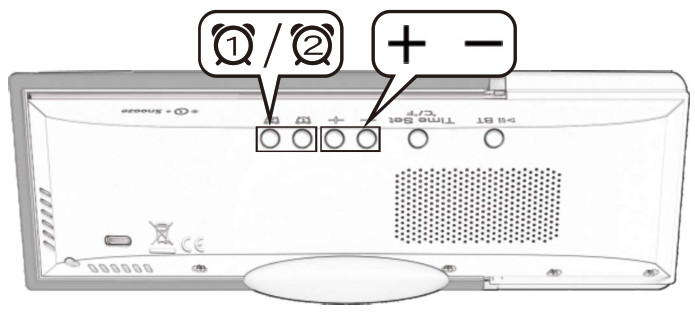 ZHENGHEXING S801 Bluetooth Alarm Cock with Temperature and Humidity - Display unit2