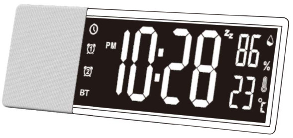 ZHENGHEXING S801 Bluetooth Alarm Cock with Temperature and Humidity
