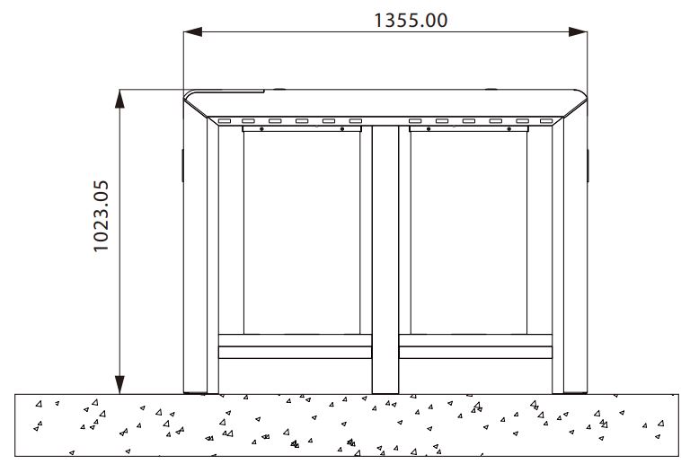 ZKTECO-Mars-S1000-Swing-Barrier-Turnstile-3