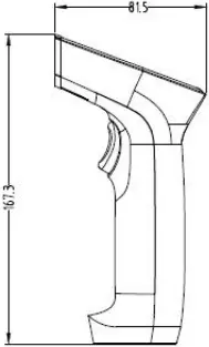 ZKTeco VS3070 - Physical Dimension 3