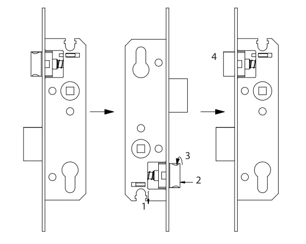 ZKTeco ZL600 European Standard Mortise Lock Case - Figure 5