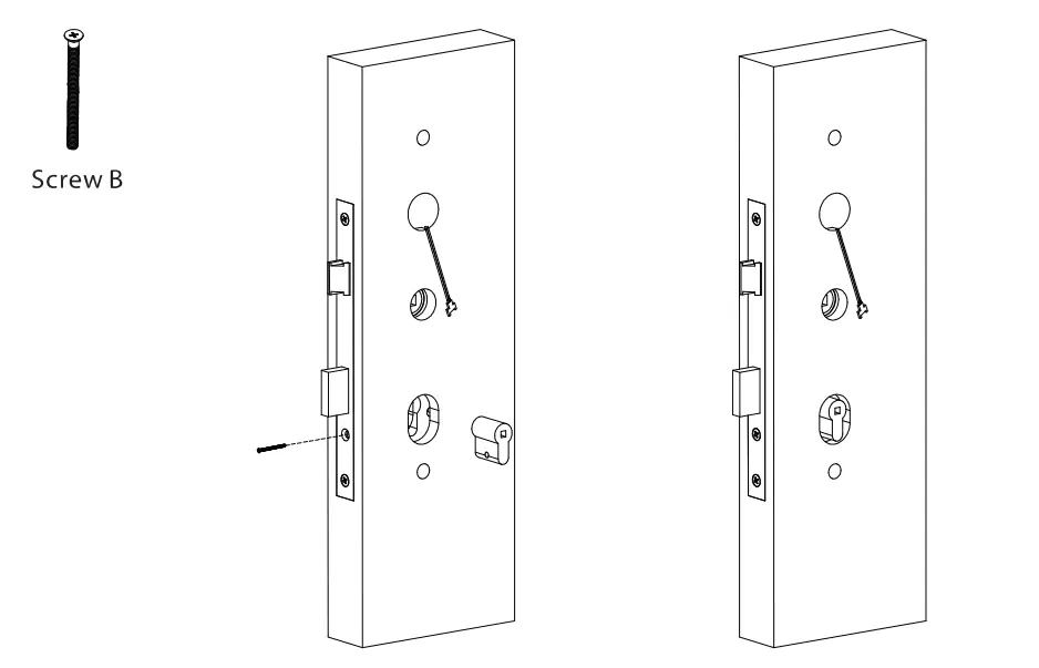 ZKTeco ZL600 European Standard Mortise Lock Case - Figure 9