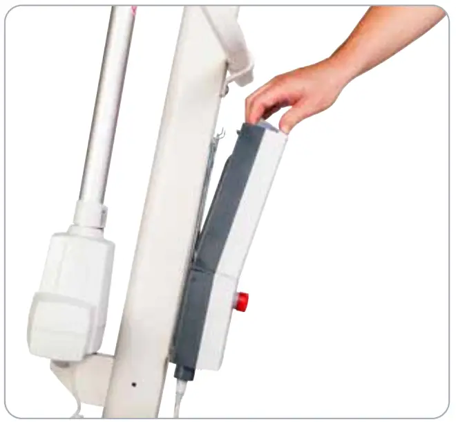 aidacare Aspire A205 Aluminium Patient Lifter - battery