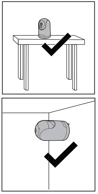 amazon basics AB SCSTPT 001U 2MP Wi FI PT Camera - bracket