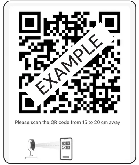 amazon basics AB SCSTPT 001U 2MP Wi FI PT Camera - qr code