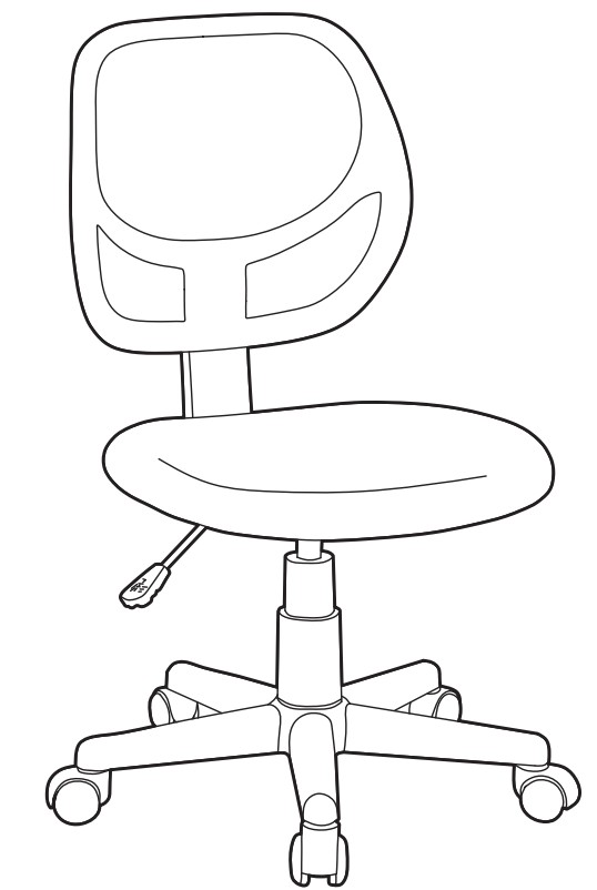 amazon basics B01D7P5BFS Low-Back Computer Chair