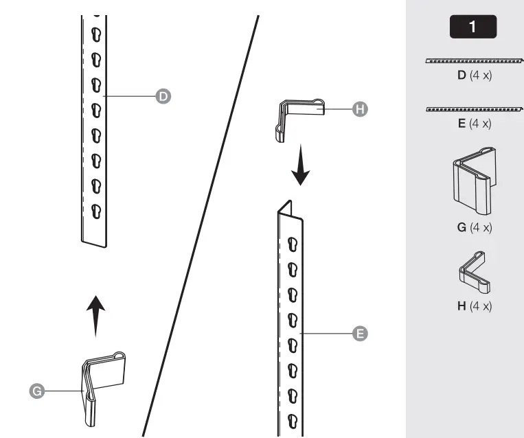 amazon-basics-B072MF4SHR-Aluminum-Heavy-Duty-Steel-Wire-Double-Post-Shelf-fig- (5)