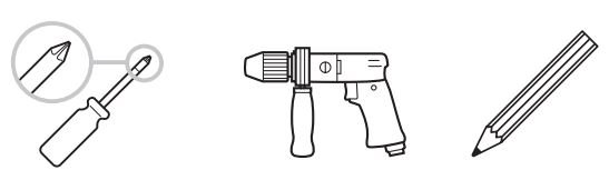 amazon basics B0792K4N96 1 Inch Double Curtain Rods User Guide - Tools Needed