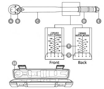 amazon-basics-B07SZVW98Z-Drive-Click-Torque-Wrench-fig-1