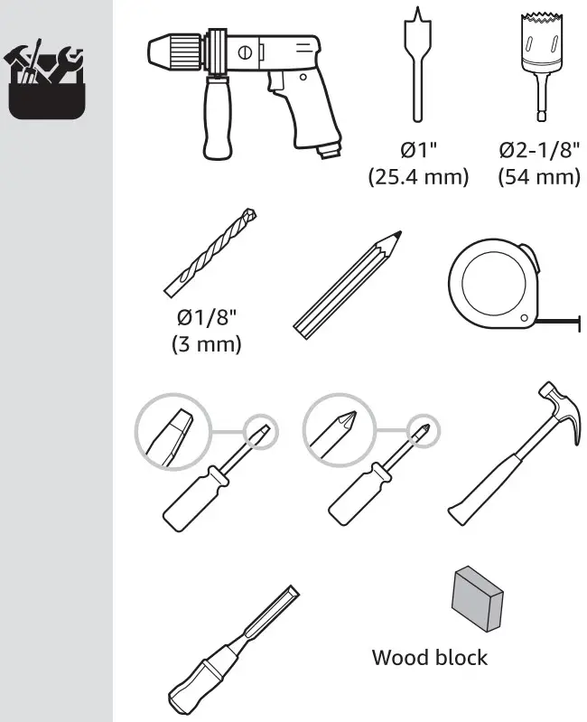 amazon basics B089XB2X4RJ Contemporary Stamford Door Levers - Parts