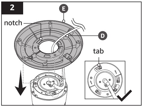 amazon basics B09GDH3DF4 28 Inch Oscillating Tower Fan - Assembly 2