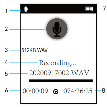 amazon basics L77 Digital Voice Activated Recorder - Product 1