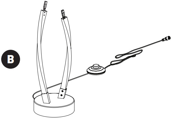 artika FLR SWK HD2BL Swirl Floor Lamp - ITEM 2