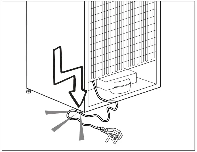 beko BDSA250K4SN Refrigerator - assembly 1