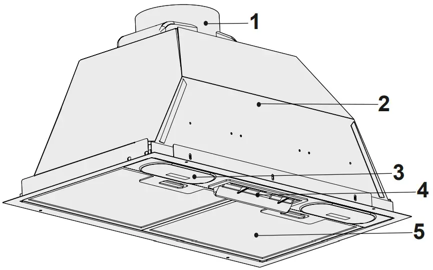 beko HNU51311S Cooker Hood - Overview