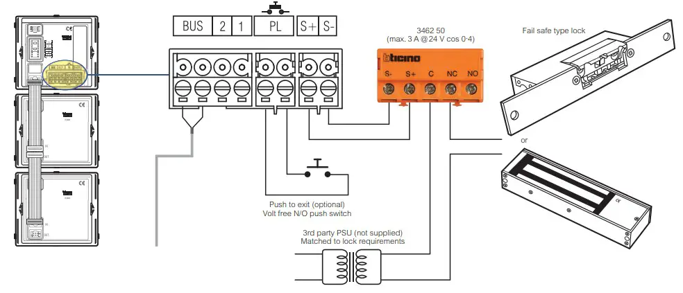 bticino BT12WVKIT Multi Way Door Entry Kits - fig 5