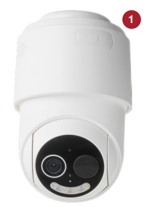 cocoon CE220455 Pan and Tilt Wireless Camera - Parts List