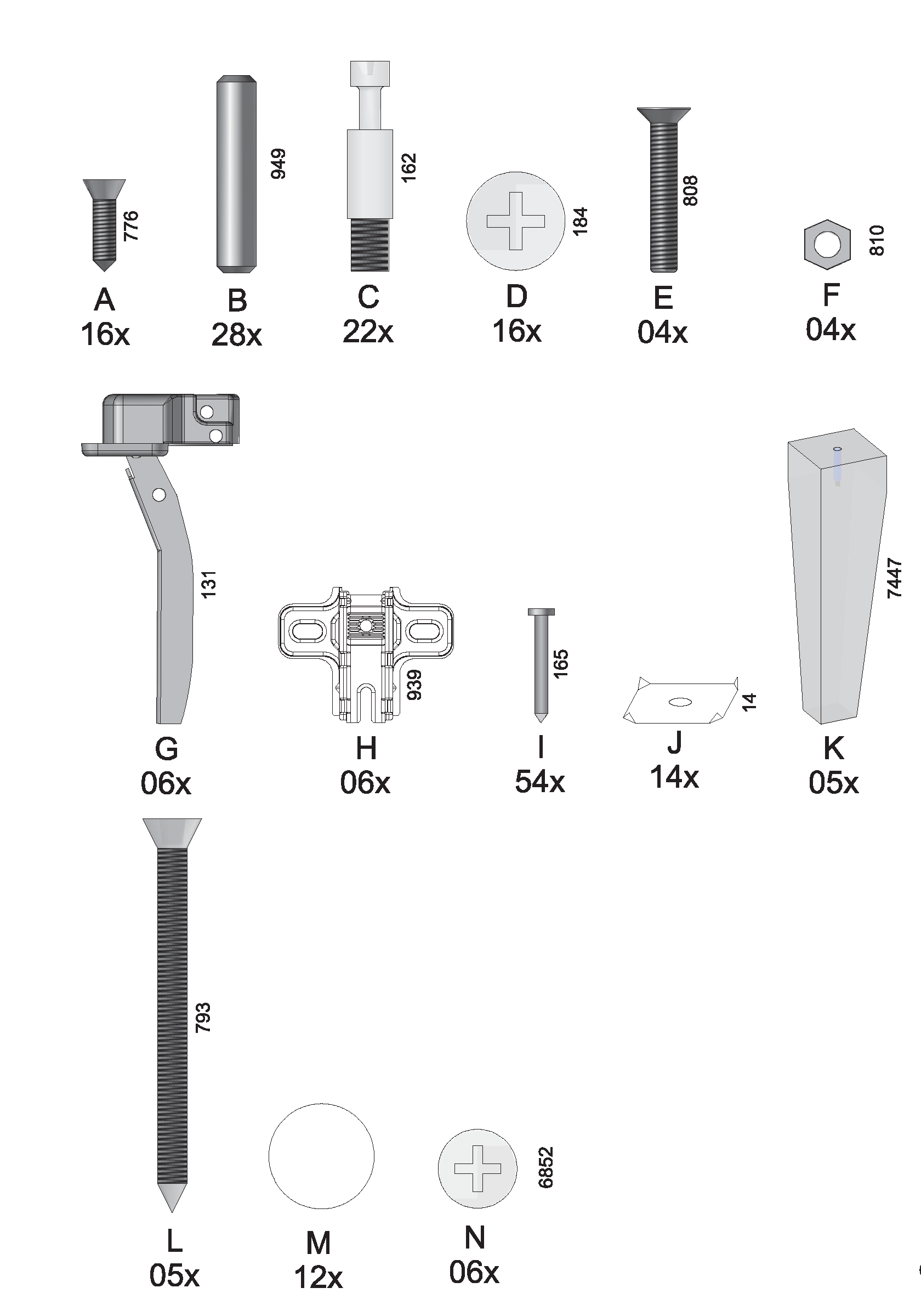 TOOLS INCLUDED