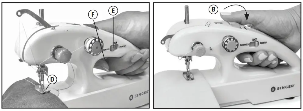 dynollc 01774 Handheld Sewing Machine - SEWING