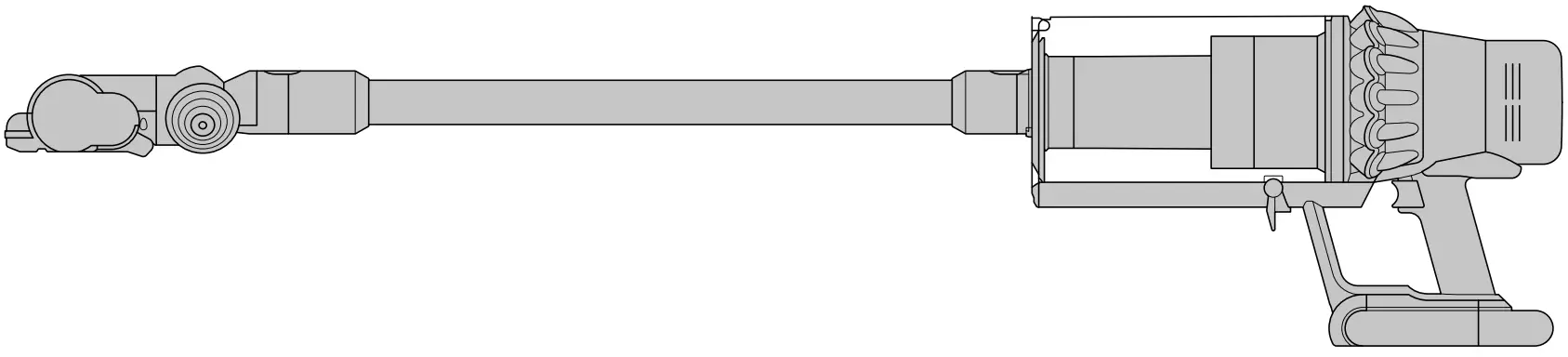 dyson 1711431 Outsize Motorhead Cordless Stick Vacuum